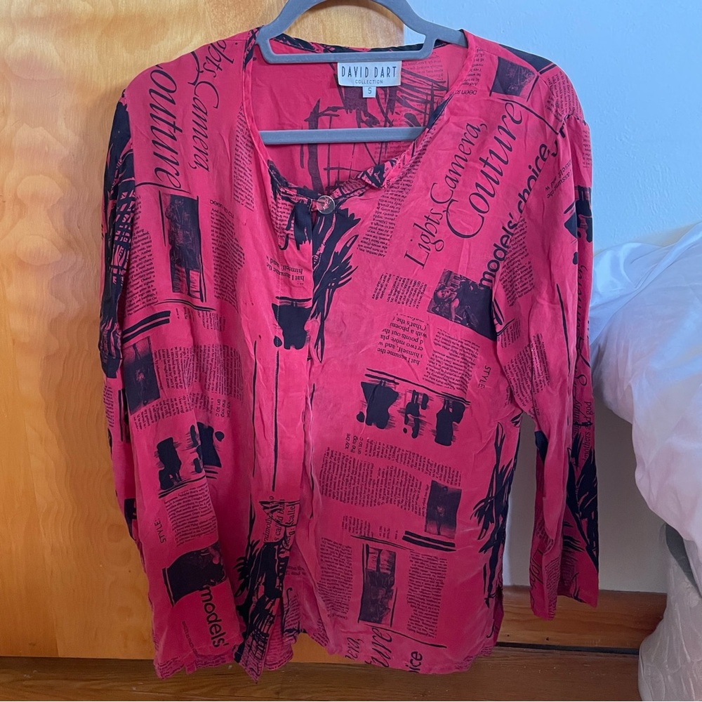 Silky Soft Graphic Long Sleeve Top
